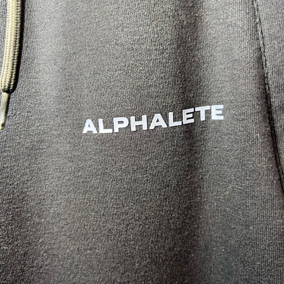 Alphalete Women's Premium Trace Jogger Pants Black High Waisted Tapered Sz Large - Picture 3 of 11